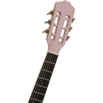DIMAVERY AC-303 Classical Guitar 3/4, pink #4