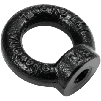 SAFETEX Ring Nut M8 black galvanized DIN 582