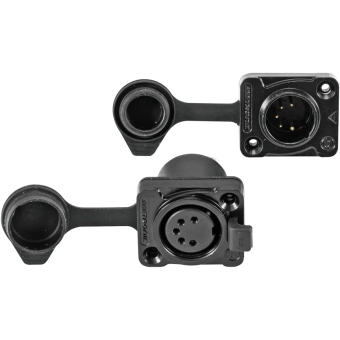 EUROLITE IP XLR set plug/socket 5-pin for LED IP PIX Strobe RGB CW+WW #2