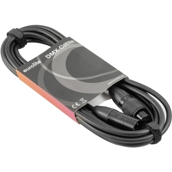 EUROLITE DMX cable SEC-1 IP65 3pin 1m bk #2