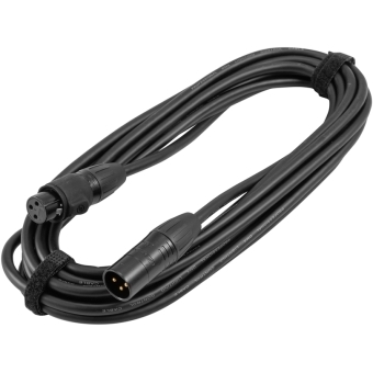 EUROLITE DMX cable SEC-1 IP65 3pin 1m bk #3