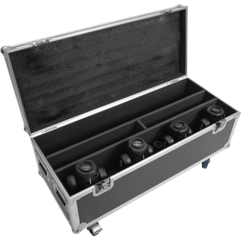 ROADINGER Flightcase 2x LED TMH Bar-S120 with wheels #5