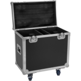 ROADINGER Flightcase 2x TMH-W400 with wheels