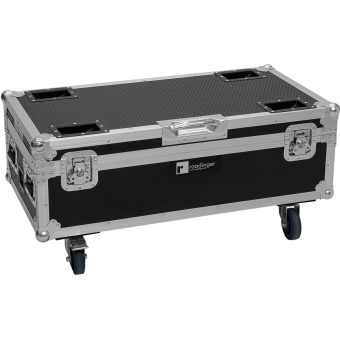 ROADINGER Flightcase 6x AKKU IP UP-4 Plus HCL Spot WDMX with charging function #2