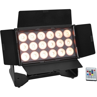 EUROLITE AKKU Multiflood IP 18x10W RGBW Wash CRMX