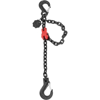 SAFETEX Chain Sling 1leg with clevis shortening clutches locked 1m WLL2000kg