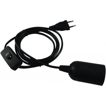 EUROLITE E-27 Socket Power Cable, Plug, Switch #2