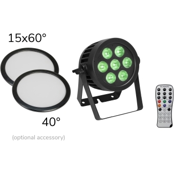 EUROLITE LED IP PAR 7x8W QCL Spot #8