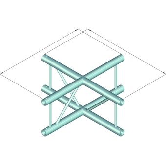ALUTRUSS DECOLOCK DQ2-SPAC41V 4-way Cross Piece bk #2