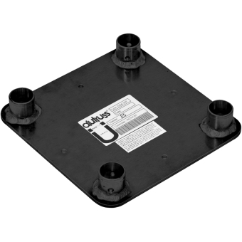 ALUTRUSS DECOLOCK DQ4-WP Wall Mounting Plate bk