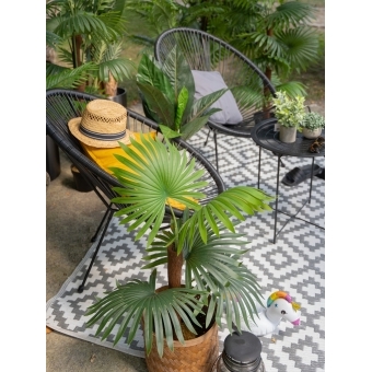 EUROPALMS Fan Palm, artificial plant, 88cm #6
