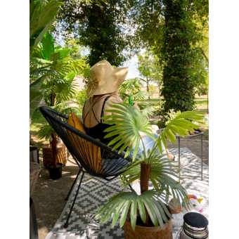 EUROPALMS Fan Palm, artificial plant, 88cm #7