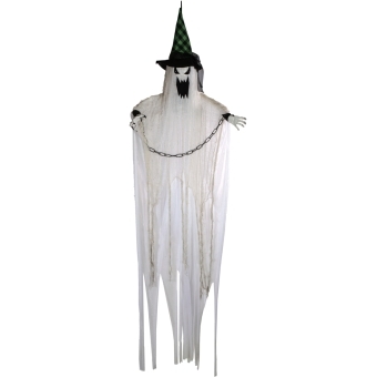 EUROPALMS Halloween Ghost, hanging, animated, 183cm