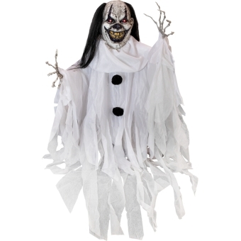 EUROPALMS Halloween Figure Clown Gildo, animated, 80cm