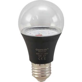 OMNILUX LED E-27 230V 10W LEDs A60 UV