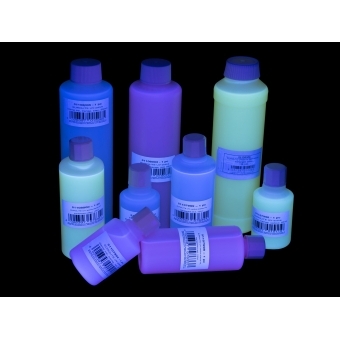 EUROLITE UV-active Stamp Ink, transparent yellow, 250ml #2