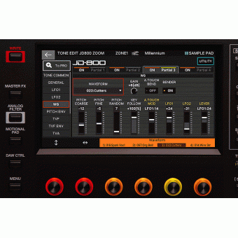 Roland Fantom-6 EX - Sintetizator workstation premium, 61 clape semi-grele și aftertouch #18