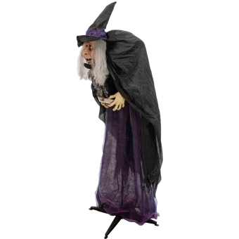 EUROPALMS Halloween Figure Witch Marie, animated, 180cm #5