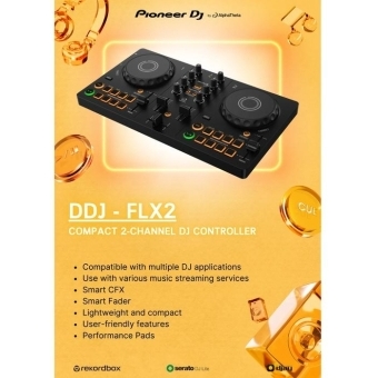 AlphaTheta DDJ-FLX2 - Controller DJ compact cu 2 canale #10