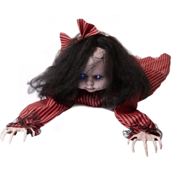 EUROPALMS Halloween Figure Crawling Mathilda, animated, 110cm