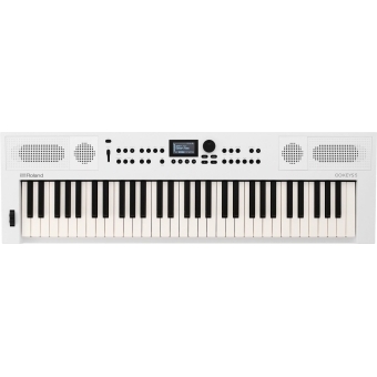 Roland GO:KEYS 5 WH - Claviatură aranjor cu 61 de clape dinamice Box-Shaped/ Alb