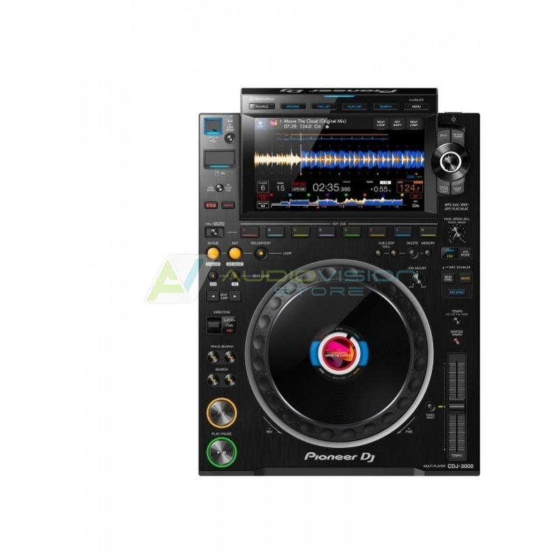 Pioneer DJ CDJ-3000 ① Pioneer DJ CDJ-3000 High-Resolution Pro-DJ Multiplayer (Black