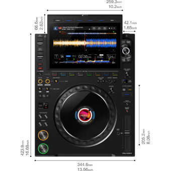 Alpha Theta DJ CDJ-3000X - Player profesional pentru DJ cu ecran de 10" si WI-FI #4