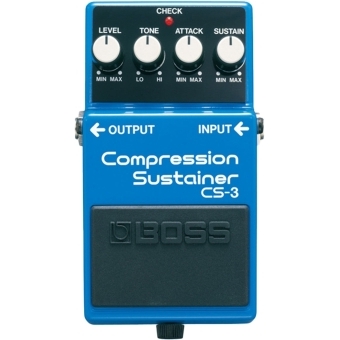 Boss CS-3 - Compressor si sustainer in format clasic de pedală efecte