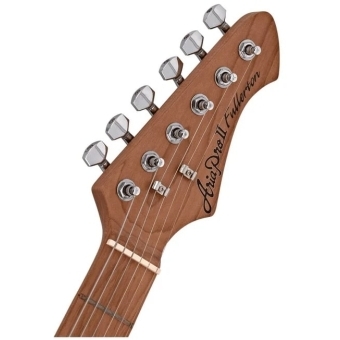 Aria PRO II 714-MK2 TQBL - Chitara electrica din artar flambat/ Turqoise Blue #7