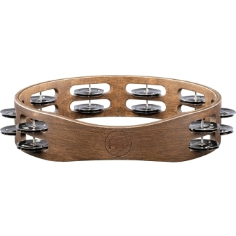 Meinl TA2WB - Tamburină de 10" din lemn cu 2 rânduri de clopoței/ Walnut Brown #5