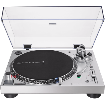 Audio-Technica AT-LP120XUSB-SV - Pick-up Direct-Drive complet manual, Argintiu