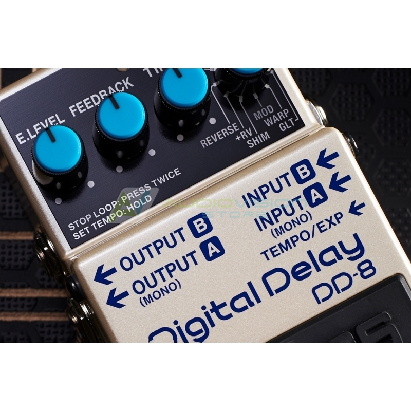 Boss DD-8 - Pedală delay digital stereo true bypass cu 11 moduri
