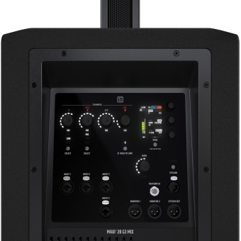 LD Systems MAUI® 28 G3 MIX - Sistem PA compact cardioid cu coloană și mixer digital/ Negru #19