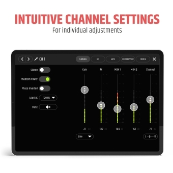 LD Systems MAUI® 28 G3 MIX - Sistem PA compact cardioid cu coloană și mixer digital/ Negru #35