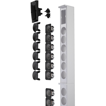 LD Systems MAUI® 28 G3 MIX W - Sistem PA compact cardioid cu coloană și mixer digital/ Alb #13