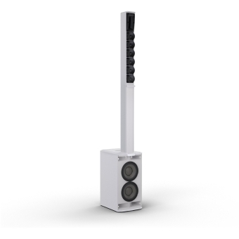 LD Systems MAUI® 11 G3 MIX W - Sistem PA portabil cardioid cu coloană și mixer digital/ Alb #11