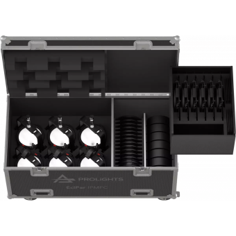 Prolights Fcleclparipm - Flightcase compartiment pentru 6 piese din seria ECLPARIPM #6