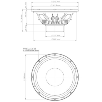18 Sound 12ND940 - Difuzor neodim de mare putere 8 Ohm, 12″, 600W #3