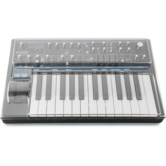 Capac de protecție premium Decksaver din policarbonat, anti-praf și lichide, pentru Novation Bass Station 2 / AFX Station #2