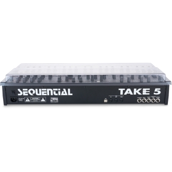 Capac de protecție premium Decksaver din policarbonat, anti-praf și lichide, pentru Sequential Take-5 / Oberheim TEO-5 #3