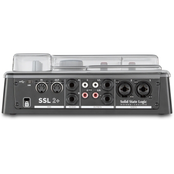 Capac de protecție premium Decksaver din policarbonat, anti-praf și lichide, pentru Solid State Logic SSL 2 / SSL 2+ #6