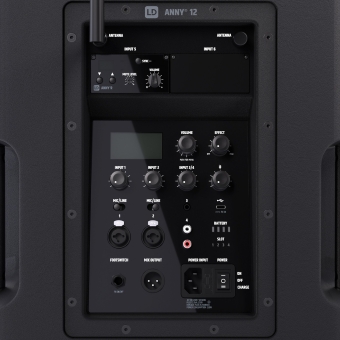 LD Systems ANNY® 12 BPH B5 - Boxă Bluetooth® portabila de 12" pe baterii, cu mixer și 1 × microfon cu cască (inclusiv bodypack) #5