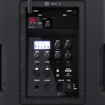 LD Systems ANNY® 12 BPH2 B6 - Boxă Bluetooth® portabila de 12" pe baterii, cu mixer și 2 × microfon cu cască (inclusiv bodypack) #9