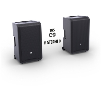 LD Systems ANNY® 12 BPH2 B5 - Boxă Bluetooth® portabila de 12" pe baterii, cu mixer și 2 × microfon cu cască (inclusiv bodypack) #18
