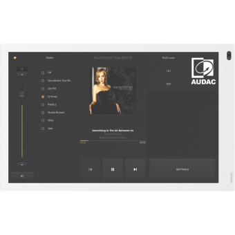 AUDAC RIVEA-L/B - Interfata de control configurabila AUDAC Touch™ de 10" cu finisaj anti-amprentă/ Negru #6