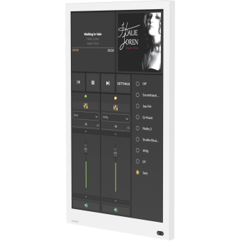 AUDAC RIVEA-L/W - Interfata de control configurabila AUDAC Touch™ de 10" cu finisaj anti-amprentă/ Alb #3