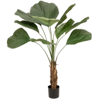 FIRESILX Ruffled Fan Palm, artificial, Class B, s2, d0  low flammability, 140cm