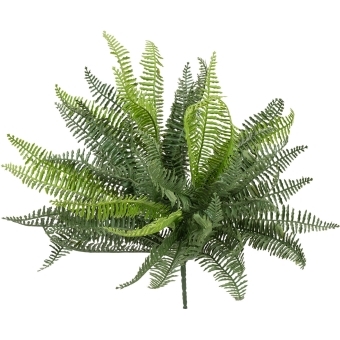 FIRESILX Ruffle Fern, artificial plant, Class B, s2, d0  low flammability, 38cm
