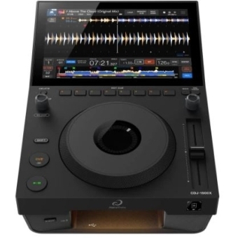 AlphaTheta CDJ-1500X - player DJ profesional cu ecran tactil de 10.1 inch , Wi-Fi, streaming, CloudDirectPlay și compatibilitate rekordbox
