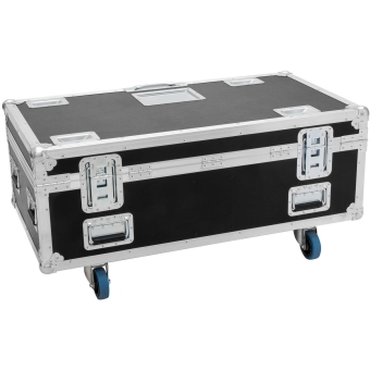 ROADINGER Flightcase HIGHLINE 4x Multiflood Pro IP SMD RGBW Strobe/Wash MK2, with wheels #3